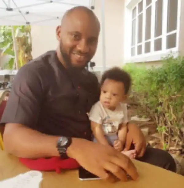 Actor, Yul Edochie Shared Cute Photo Of His 5-months Old Son